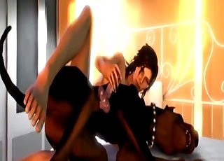 Lara Croft's hottest bestiality adventure