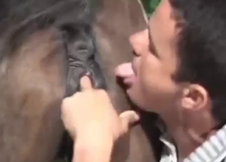 His mare fucking fantasies became true finally