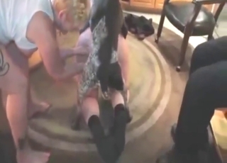 Sexy lady gets her vagina fucked by a sexier dog